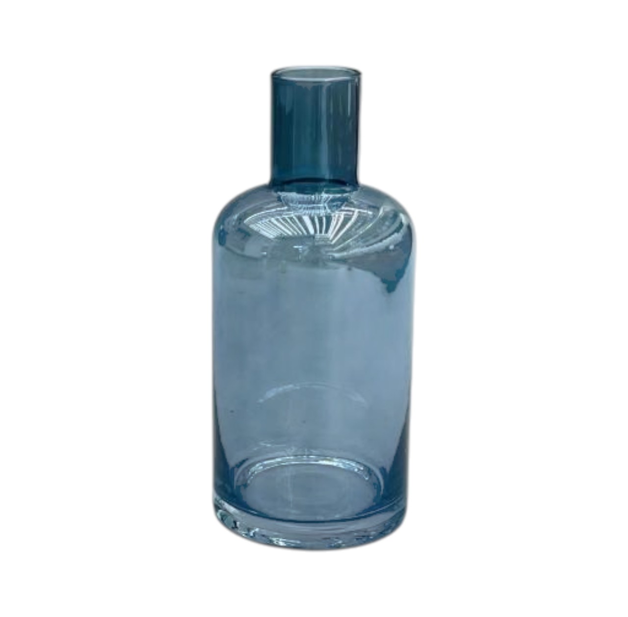 Jarra de Vidrio Azul 1700 ml – Botella Jarra 24×5×10 cm