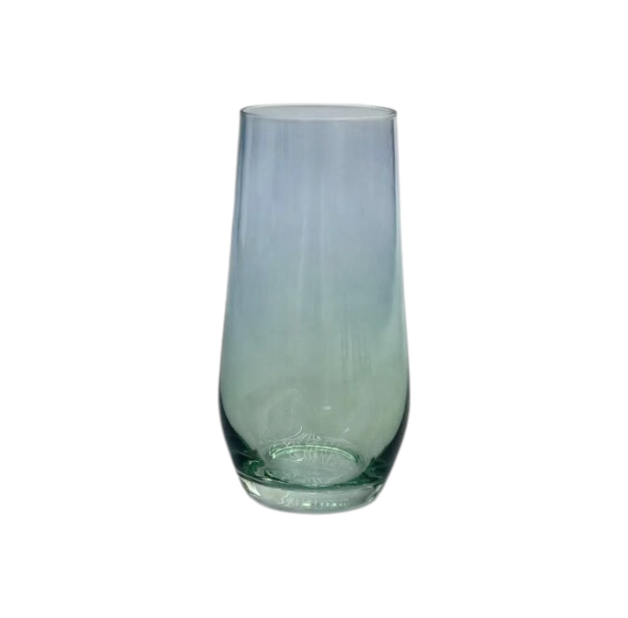 Set de 6 Vasos de Vidrio 550 ml – 16×6×6 cm – Colección Sea Glass