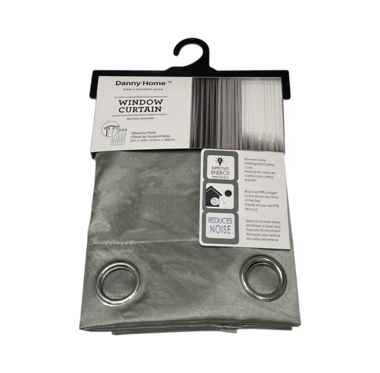 Cortinas Decorativas 260×132 cm Verde – Cortina para Living, Dormitorio y Ventanas