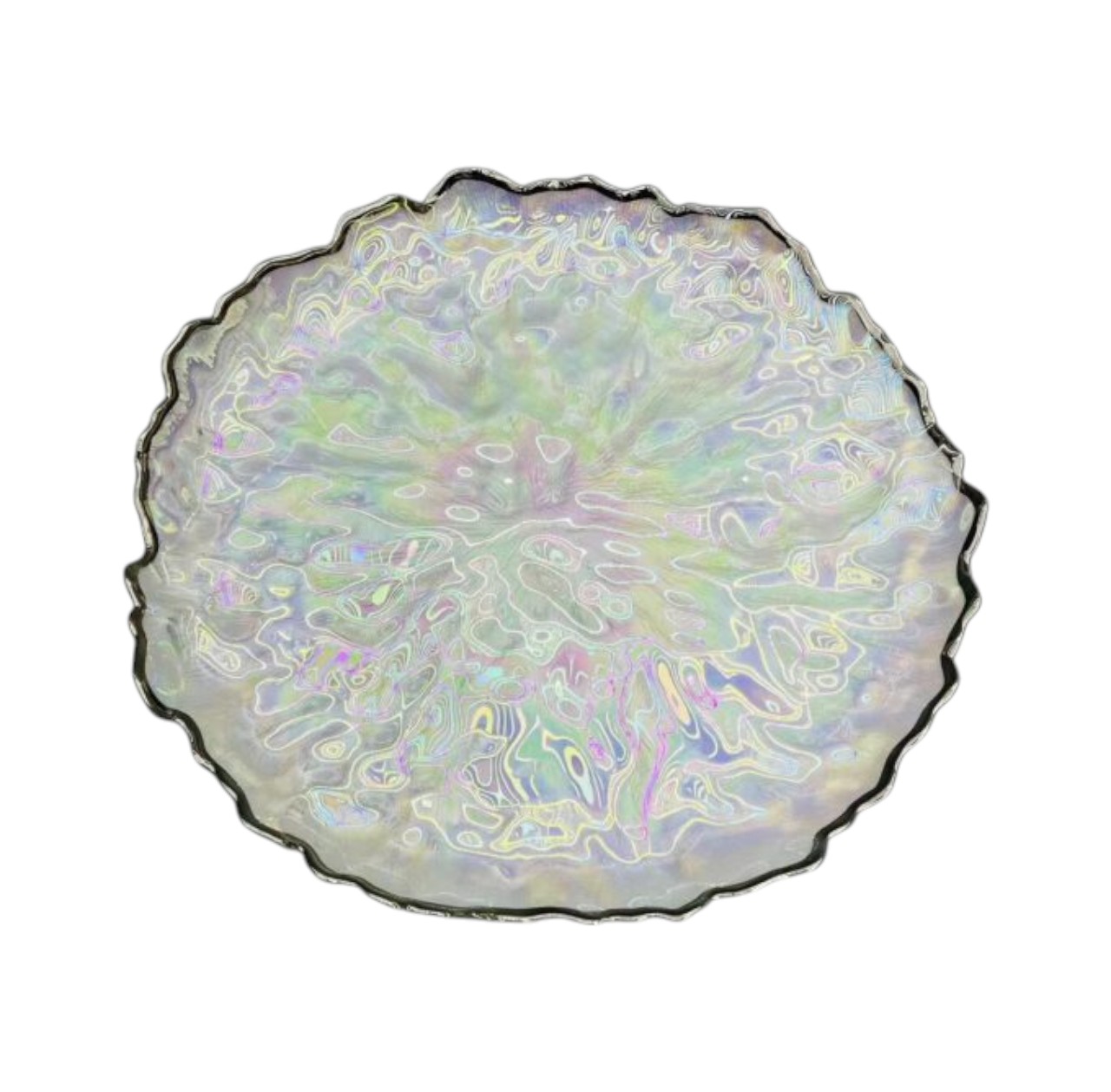 Plato Plano de Cerámica Vitrificada 21×2 cm Vajilla Hogar – Set Perla