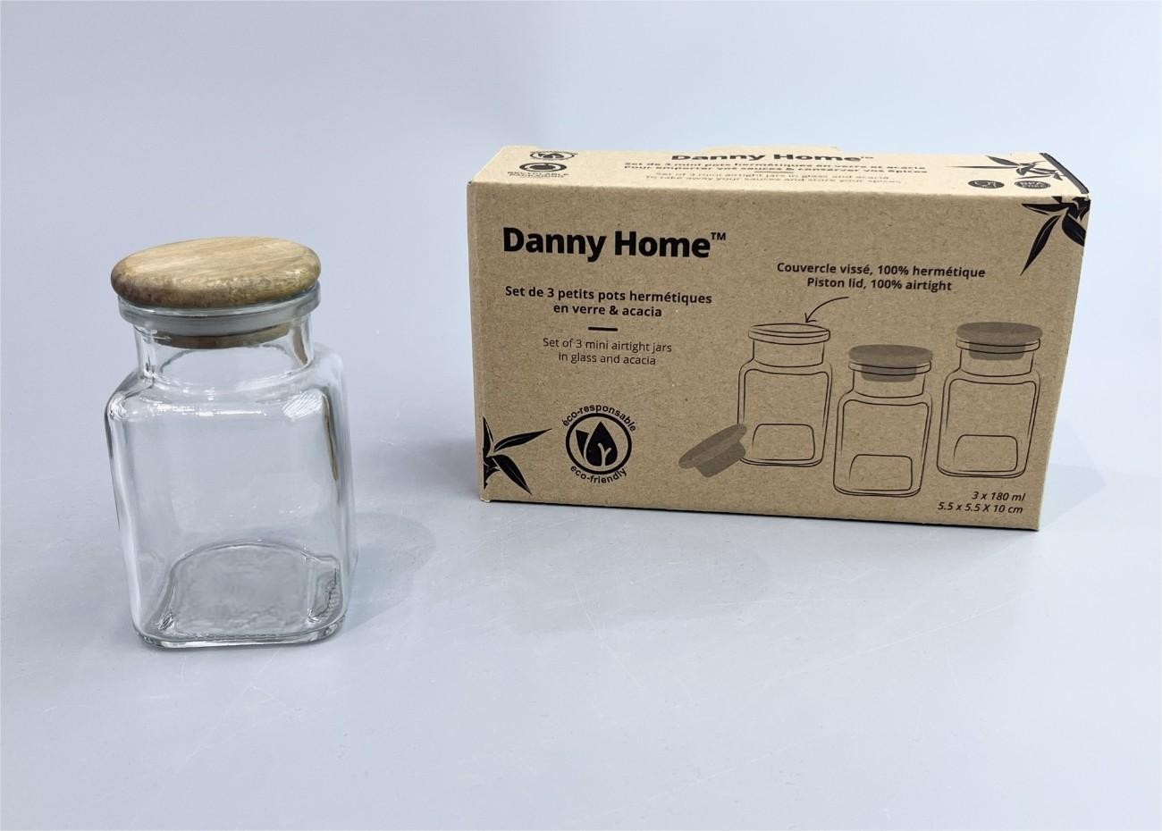 Set de 3 frascos para condimentos de 75 ml