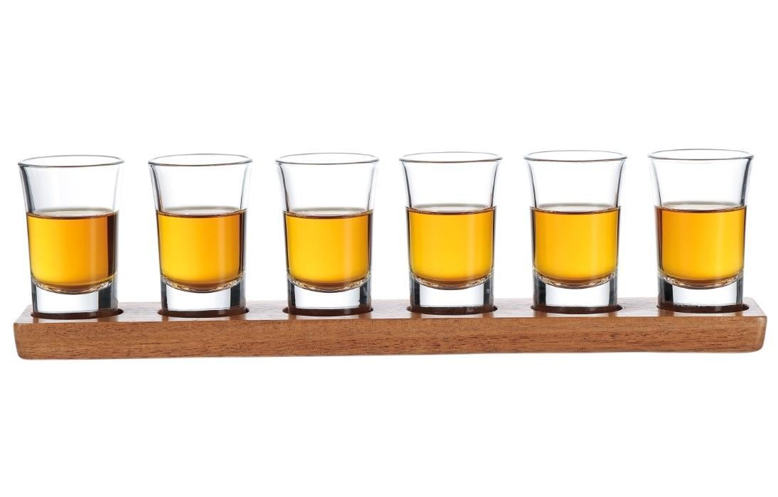 Set de vasos para tequila de 7 piezas, 48 ml