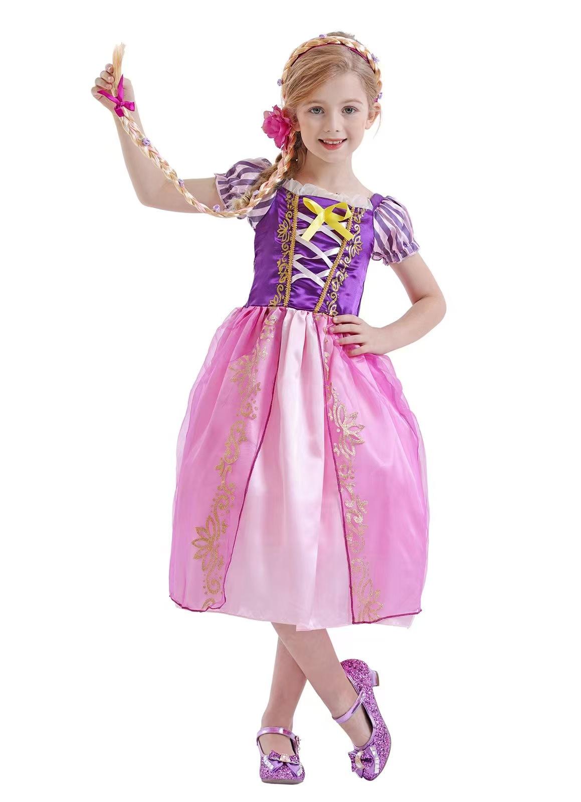 Disfraz de Rapunzel para fiestas temáticas