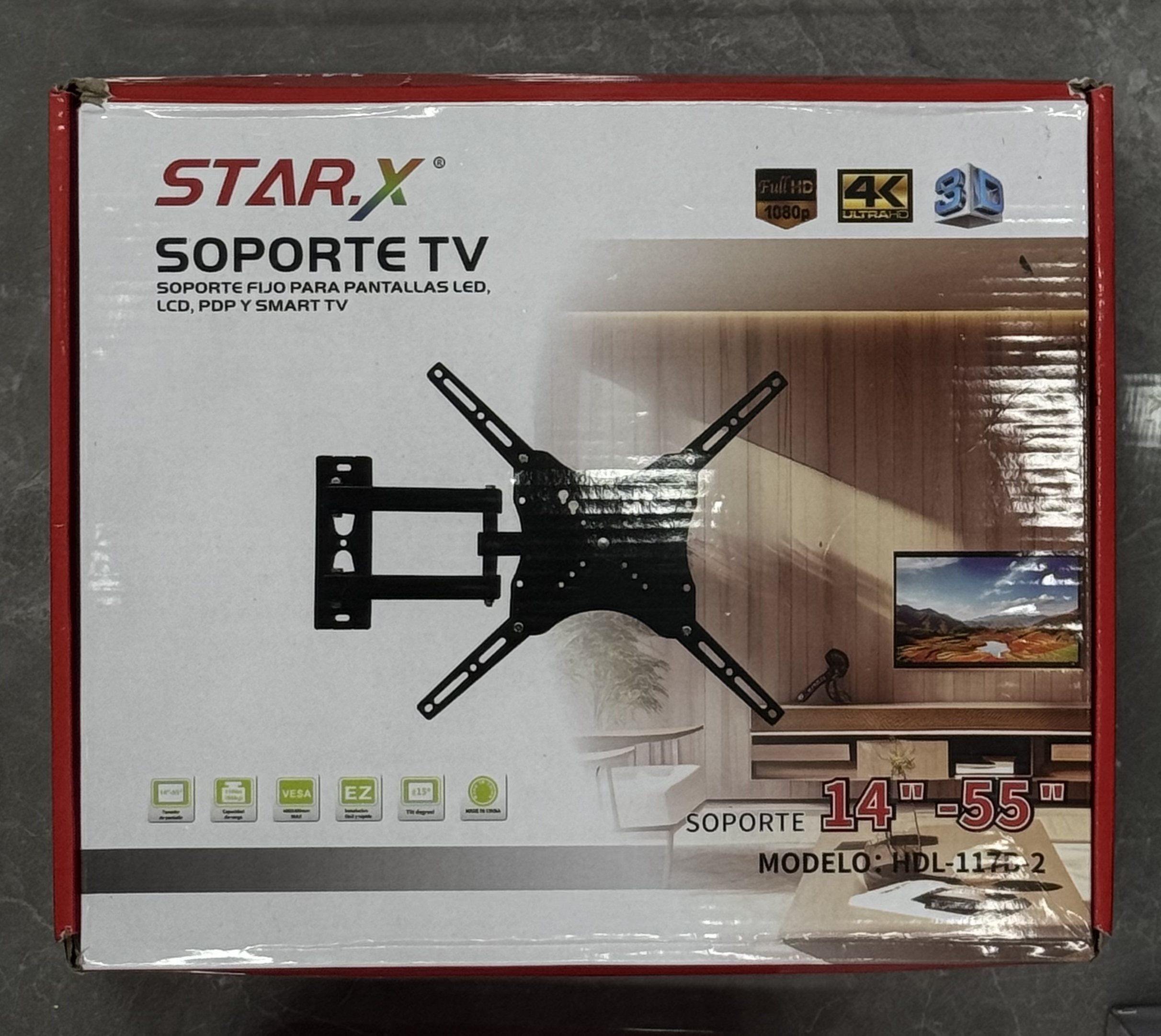 Soporte de muro para TV HDL-117B-2