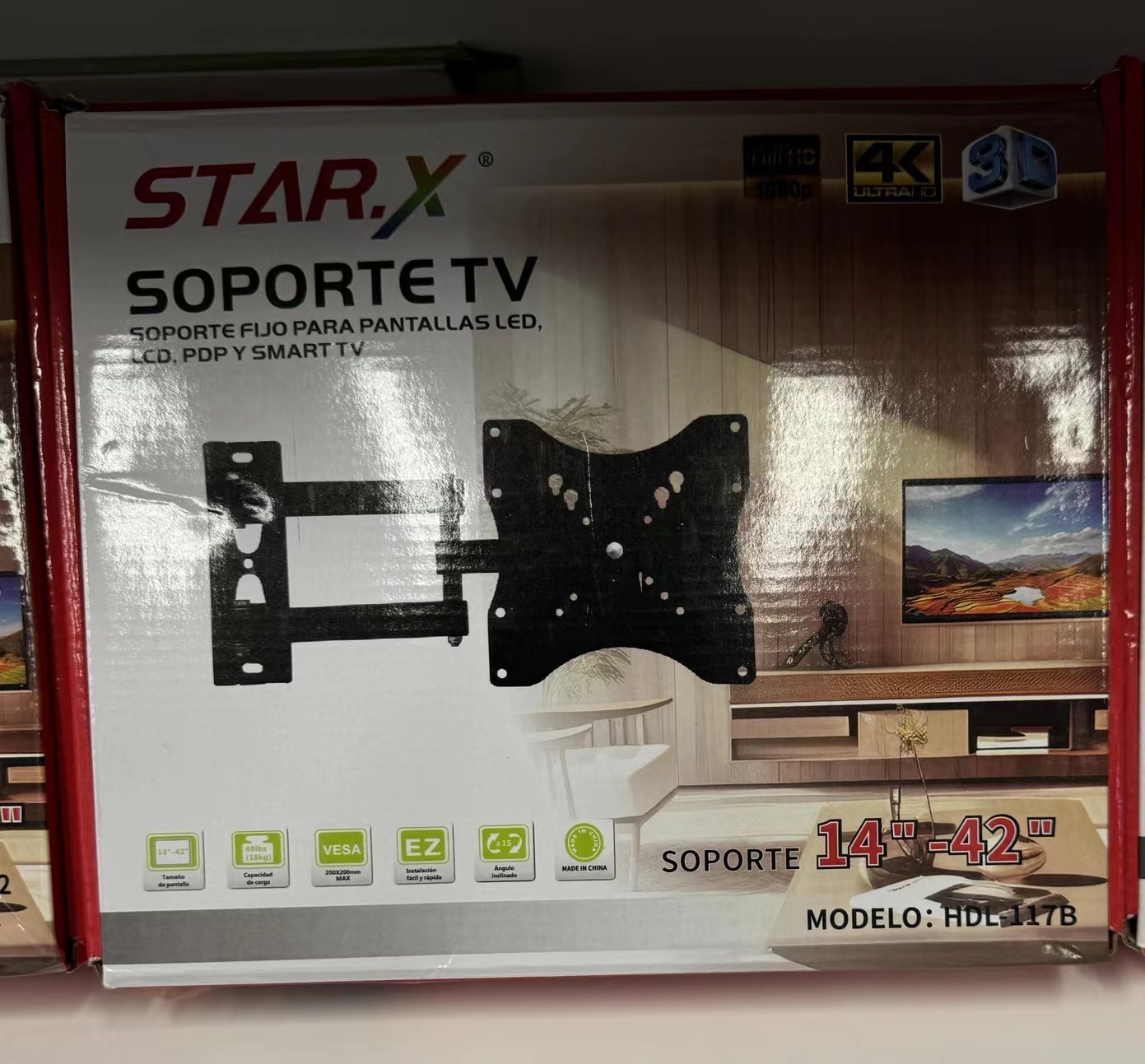 Soporte de muro para TV HDL-117B