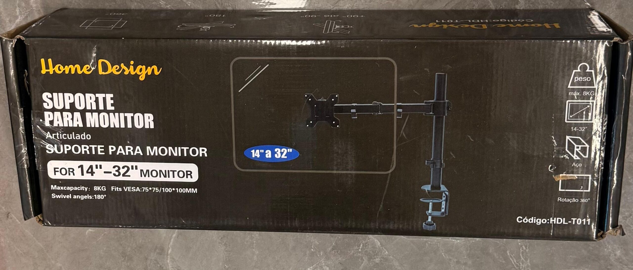 Soporte de muro para monitor T011