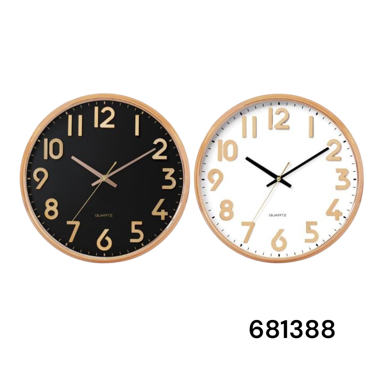Reloj de pared redondo JK-9279Z de 35 cm