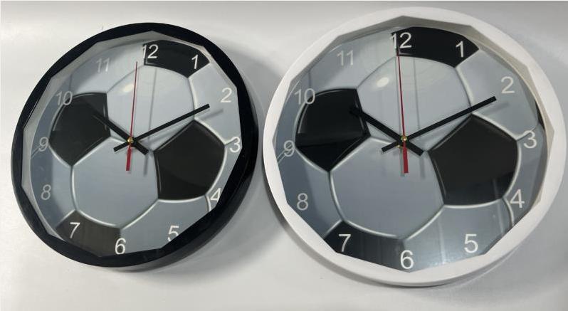 Reloj de pared con diseño de fútbol XH-B3015 de 30 cm