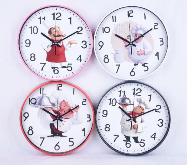 Reloj de pared con diseño de chef LP-L630-7 de 30 cm