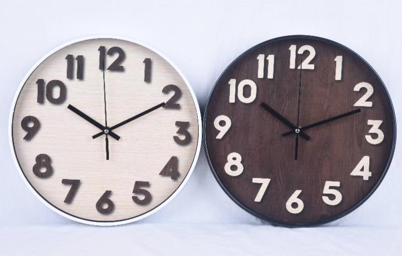 Reloj de pared redondo LP-L630-2 de 30 cm