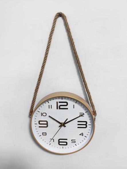 Reloj de pared tipo madera con cuerda FHS-SZ2420MWT-C de 20 cm