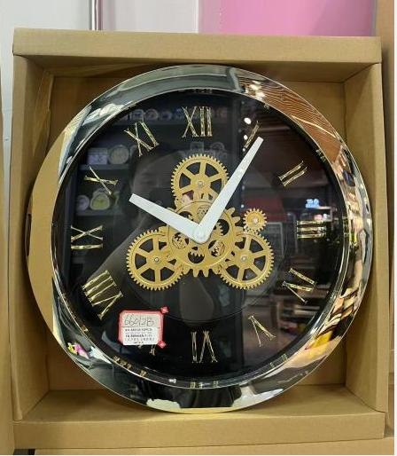 Reloj de pared con diseño de engranajes XH-66012B de 40 cm