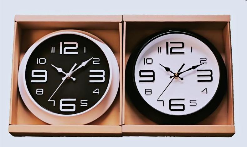 Reloj de pared redondo XH-790 de 25 cm
