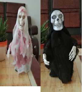Fantasma eléctrico que camina para Halloween