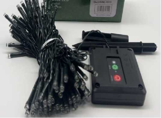 Guirnalda solar de 400 luces multicolores con control remoto