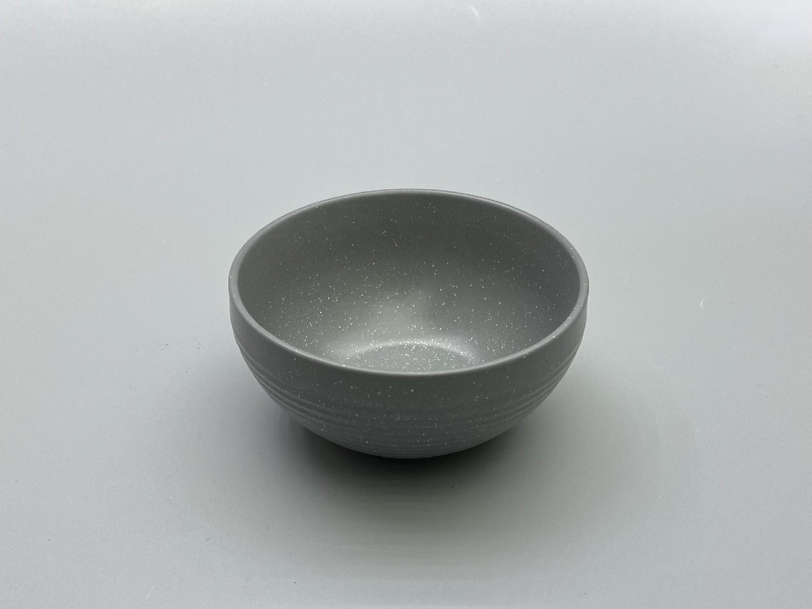 Bowl de porcelana en color gris de 6 x 12 cm
