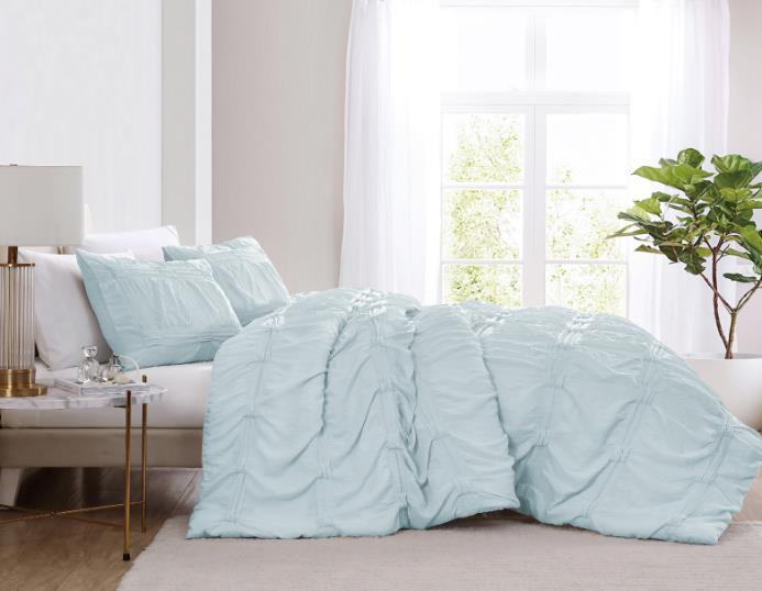 Set de plumón celeste de 260 x 240 cm, 3 piezas
