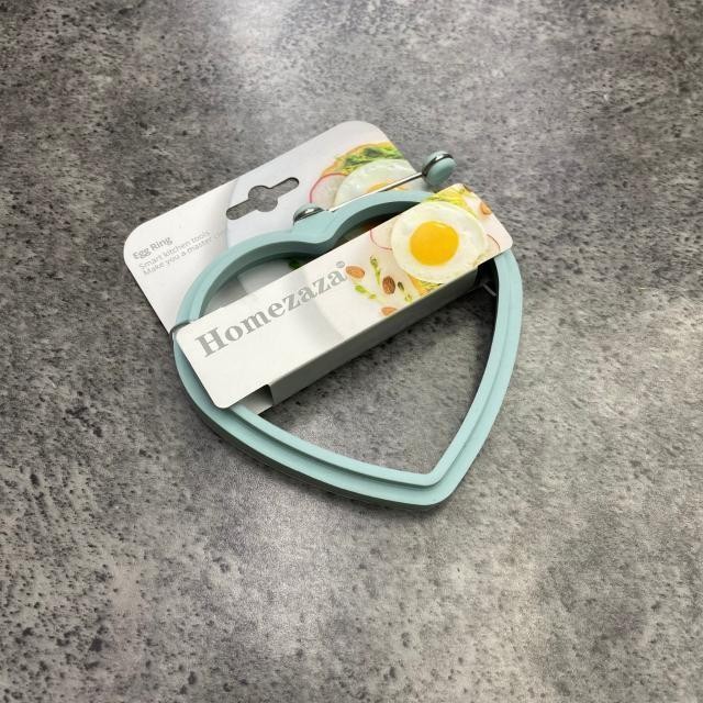 Molde de silicona para huevos con corazón de 11,5 cm