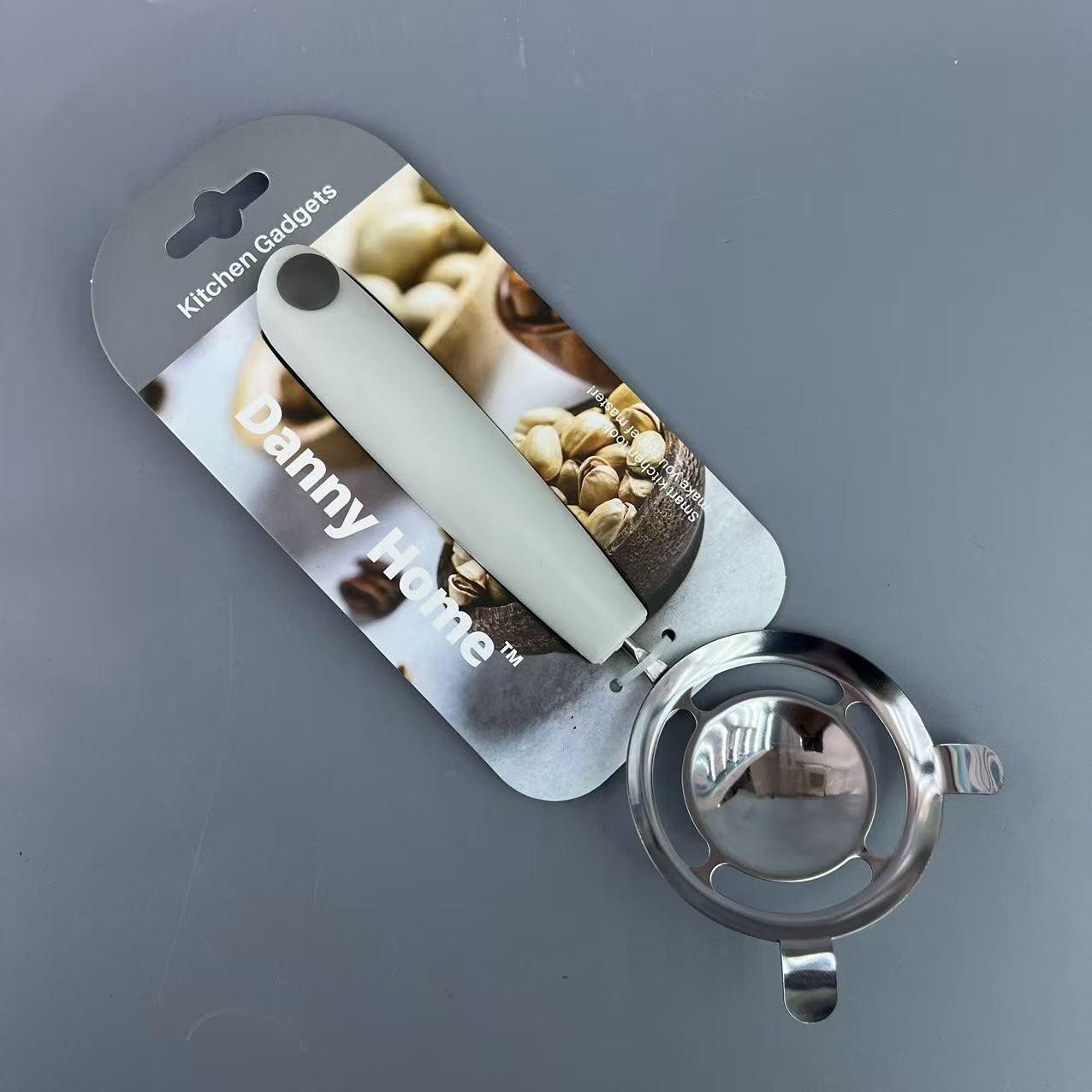 Separador de huevos de acero inoxidable y PP de 20 cm