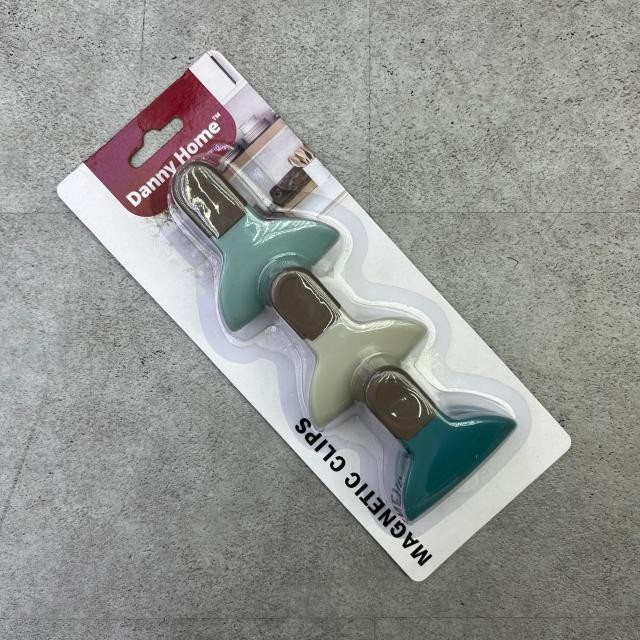 Set de 3 clips magnéticos para cerrar bolsas de PP y TPR