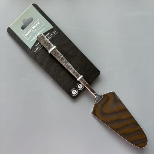 Pala para torta de acero inoxidable 430 de 26,5 x 5,6 cm