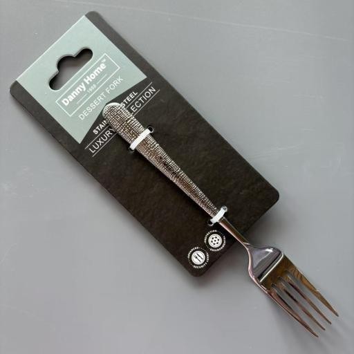 Tenedor de postre de acero inoxidable 430 de 16,5 x 2,3 cm