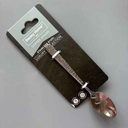 Cuchara de café de acero inoxidable 430 de 13,4 x 2,6 cm