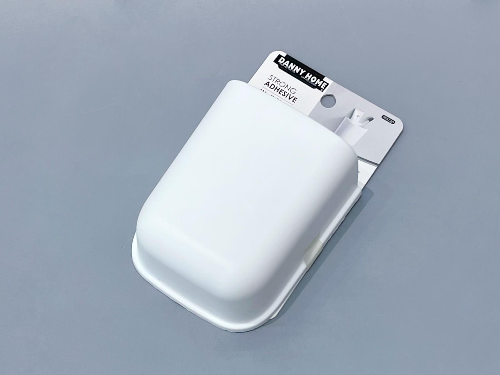 Organizador plástico de muro para baño de 10,8 x 6,3 x 12,4 cm