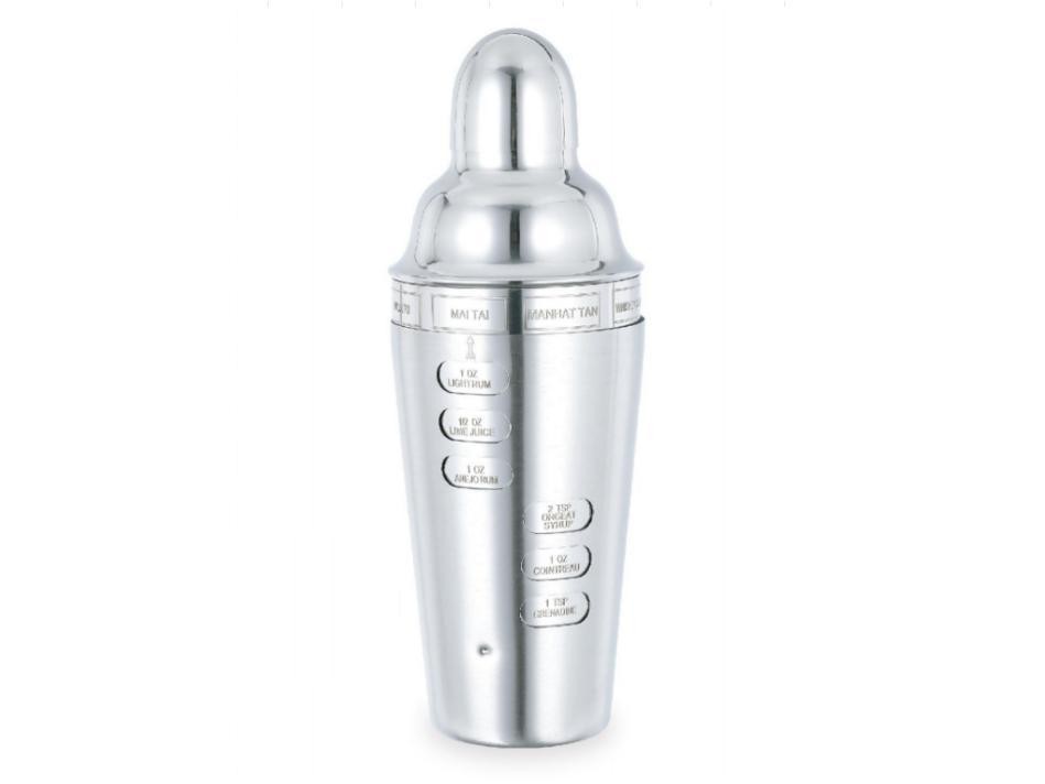 Coctelera de acero inoxidable de doble pared de 700 ml